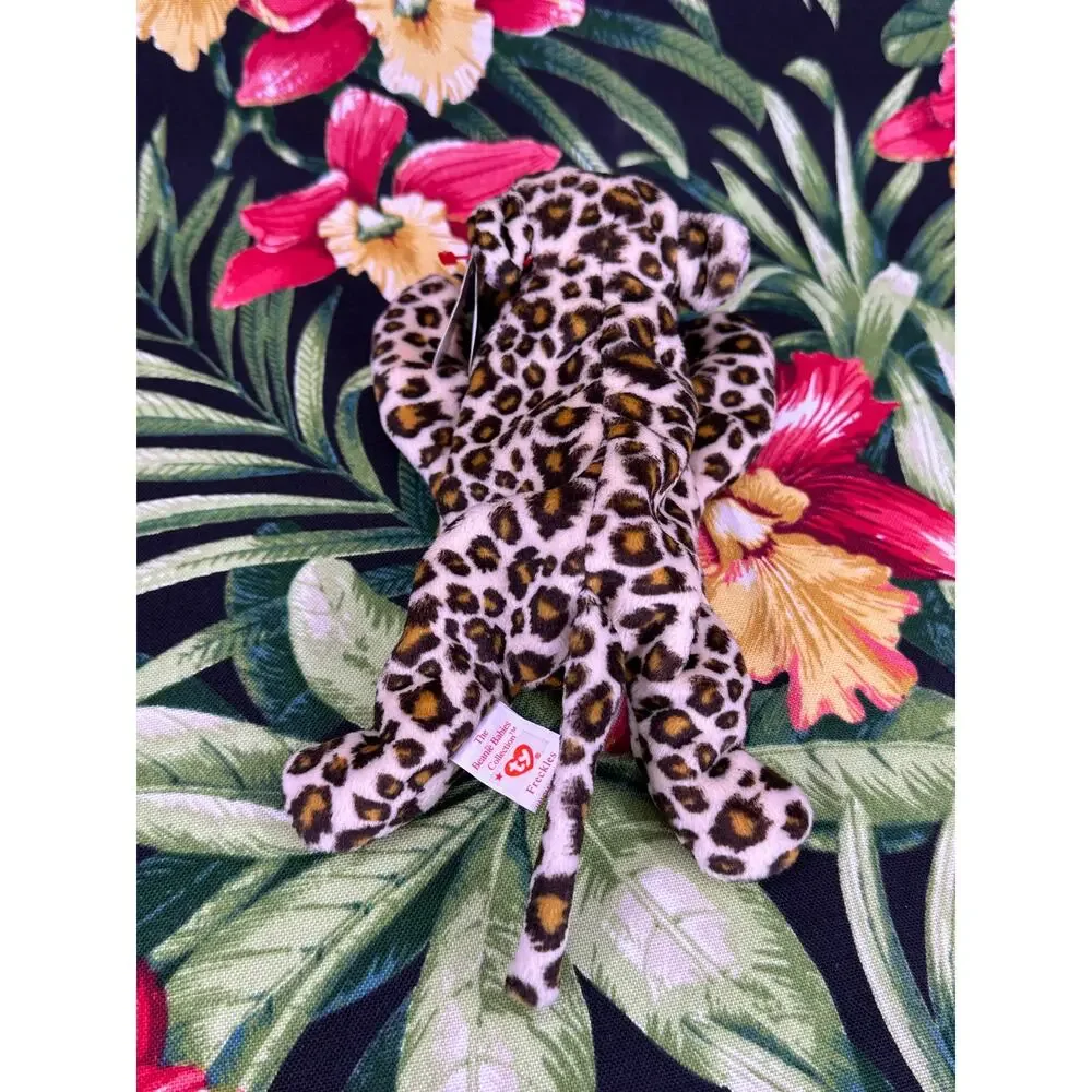 Vintage 1996 FRECKLES the Leopard  TY Beanie Baby retired